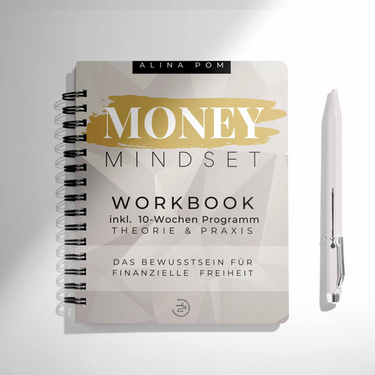 Money Mindset Workbook to fill out. Great Money Psychology and Financial Freedom Workbook